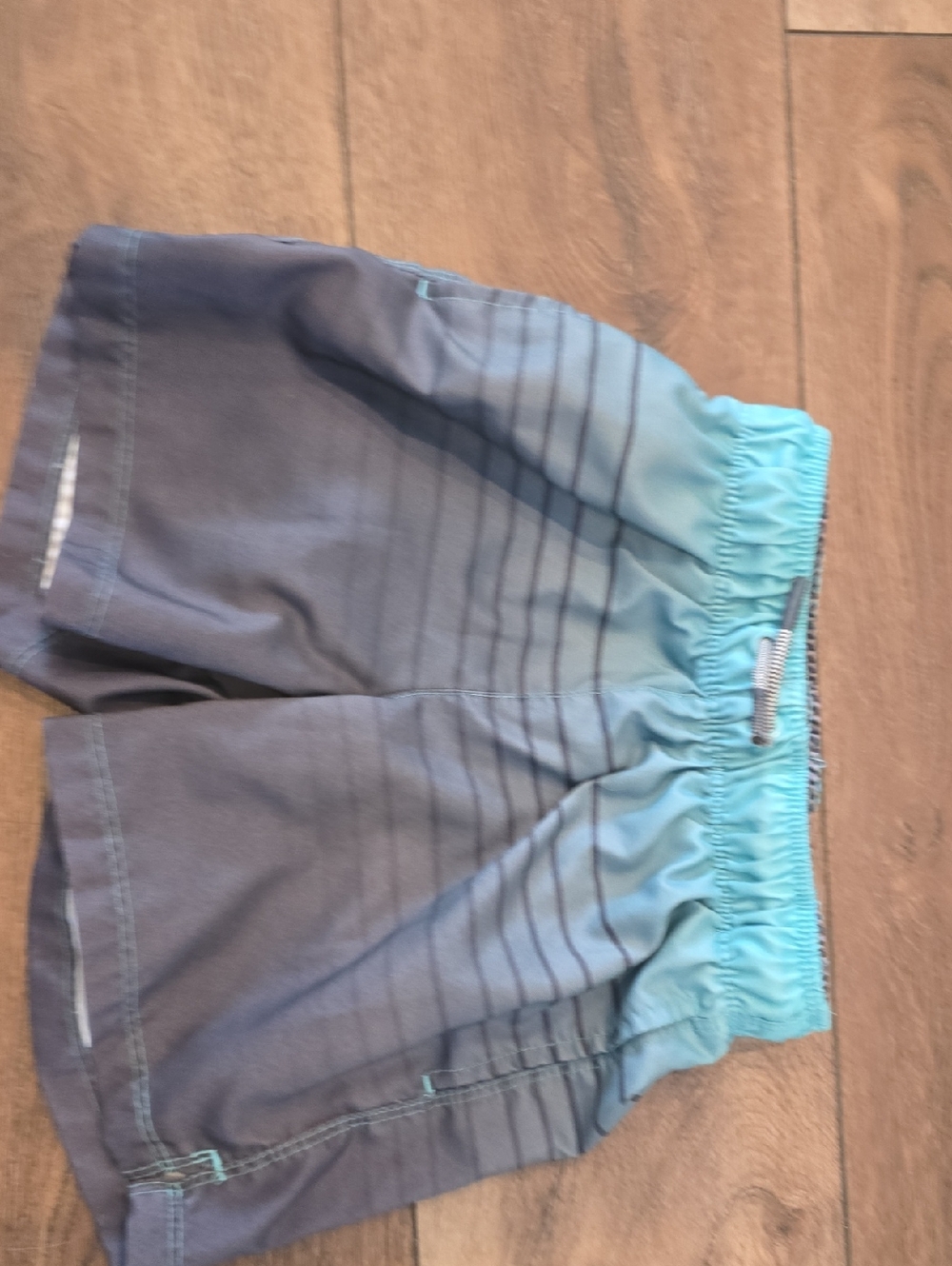 art class Blue Gradient Elastic-Waist Kids Shorts